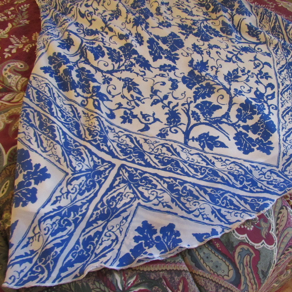 Blue and White Skirt Size XL